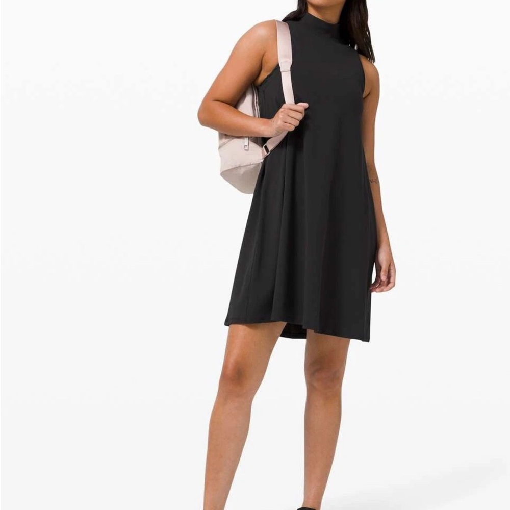 Lululemon Athletica Black  All Aligned  A-Line Black Dress